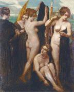 Bathers in the lagoon Emile Bernard